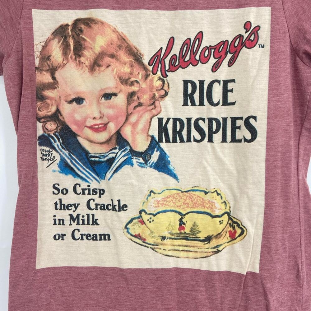 Vintage Kellogg’s Rice Krispies Graphic Womens Large View 3